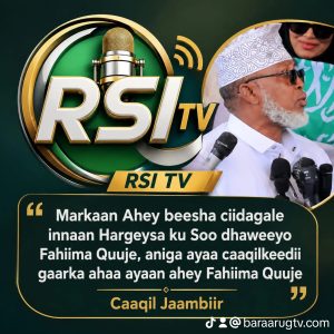 #Caaqil Beesha Ciidagale,ayaa Sheegay In Ay Burburinayaan Maamulka Waqooyi Bari &Gantaalkii Lagu Duqayn Lahaa Ay Hayaan Laascaanood