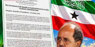 Xukuumadda Jamhuuriyadda Somaliland ayaa si adag uga jawaabtay hadallo ka soo yeedhay Madaxweynaha Soomaaliya