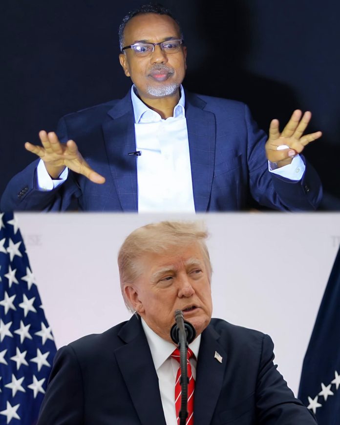 "hadii kafad la saaro madaxweynaha Mareykanka, Adduunyada kalena kafad la saaro waa isku miisaan"